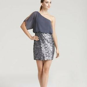 One shoulder cocktail dress